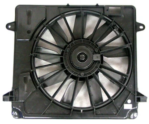 Agility Dual Radiator and Condenser Fan Assembly for 07-11 Jeep Wrangler - Picture 1 of 2