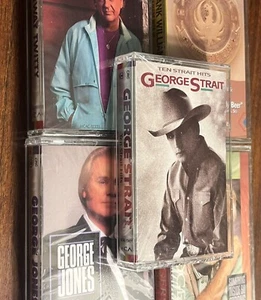 Cassette Lot Country Sealed George Strait Kenny Rogers Twitty Jones Williams Jr - Bild 1 von 20