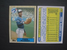 FRED McGRIFF CARDS Your Pick TOPPS Fleer Donruss Leaf Score 1987 Rookie to 1994