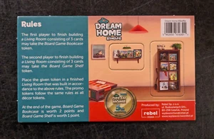 Dream Home: Promo Tokens #Shelfie Expansion Board Game by Rebel - New Unpunched - Picture 1 of 2