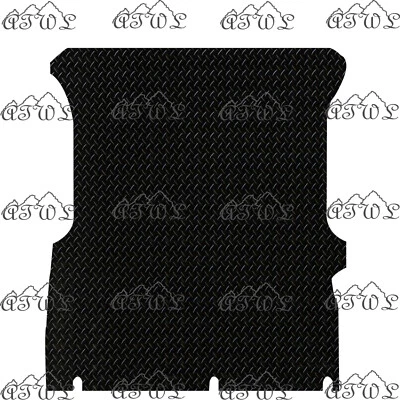 FITS FORD TRANSIT CONNECT SWB 2002 TO 2014 TAILORED RUBBER VAN REAR FLOOR MAT - Image 1 of 4