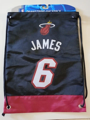 Lebron James Miami Heat Drawstring Bag 2012 Forever Collectibles Cover