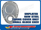 Unplated Raw Steel Timing Cover Only Chev Small Block