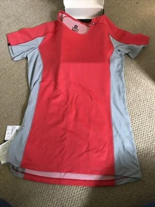 BN Salomon Short Sleeve Midweight Base Layer Womens Medium - Picture 1 of 4