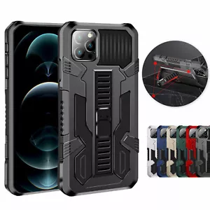 Shockproof Hybrid Armor Case Stand Cover For iPhone 15 14 13 12 11 Pro Max XR SE - Picture 1 of 18
