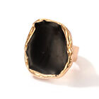 Oil Big Joint Ring Gothic Jewelry Bohemian Black Stone Ring for Women Men Cha TQ