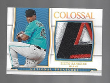 Sixto Sanchez 2022 Panini National Treasures Colossal Jumbo Patch 25/25 ⚾