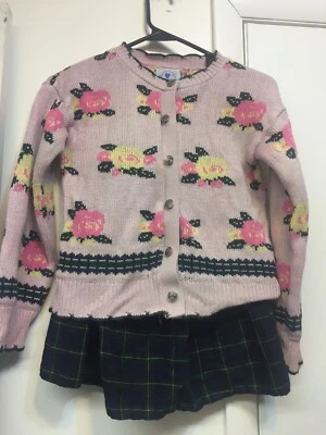 Skirt And Sweater Ensemble By Hartstrings. Girls Size 8. - Изображение 1 из 4