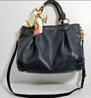 Authentic Miu Miu 2Way Handbag Shoulder Bag Calf Leather Black With Dust Bag