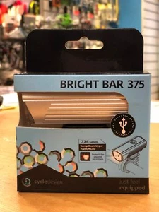 Cycle Design Front Light 375 Lumens USB Sliver - Picture 1 of 3