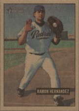2005 (PADRES) Bowman Heritage Mahogany #127 Ramon Hernandez