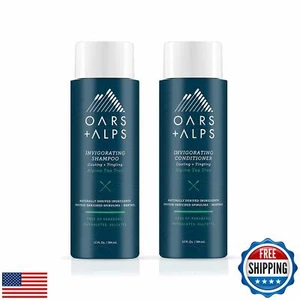 Oars + Alps Men's Sulfate Free Hair Shampoo and Conditioner Set, Infused with - Picture 1 of 5