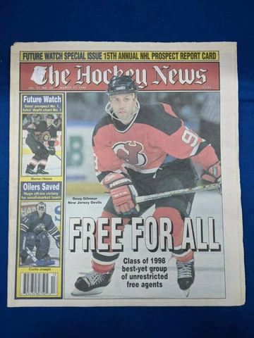 NHL VINTAGE HOCKEY NEWS 1990's DOUG GILMOUR Cover