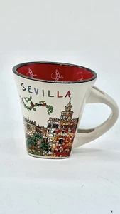 Ole Mosaic Mug Sevilla of Spain Missing Spoon - Picture 1 of 5