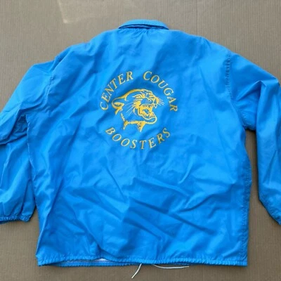 Vintage Blue DunBrooke Big Leaguer 2XL XXL Made USA Pockets Snaps-Flip Collar - Image 1 of 4