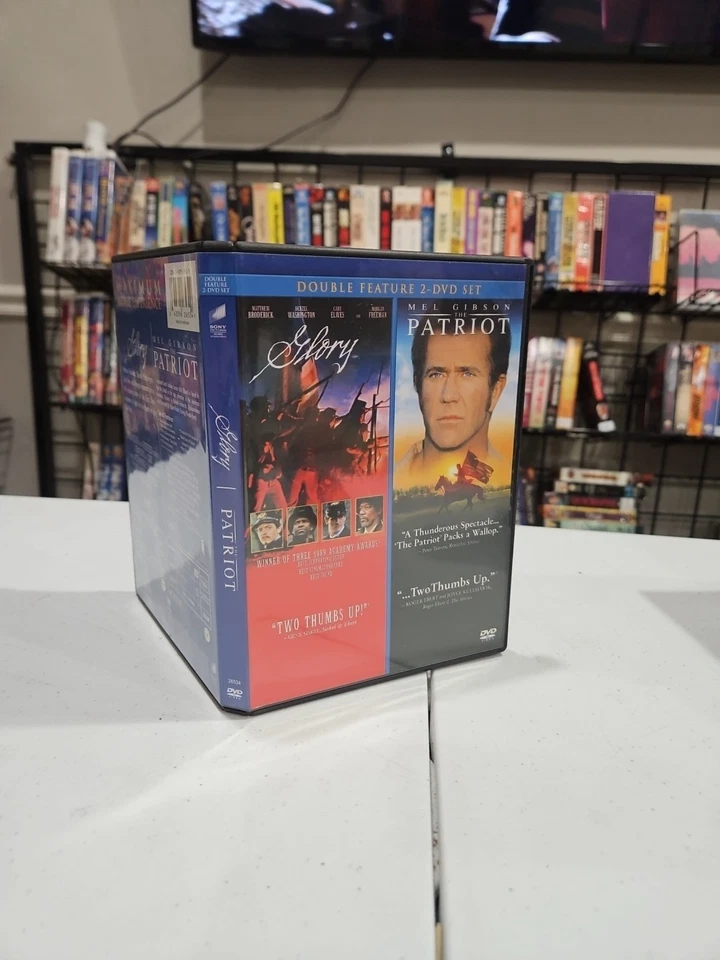Glory/The Patriot📀 Double Feature Mel Gibson Matthew Broderick 2 War DVD's - Image 1 of 1