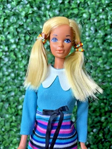 Vintage Twist n Turn blonde blaue Augen gebräunt Barbie Puppe Mattel 1966 - Bild 1 von 16