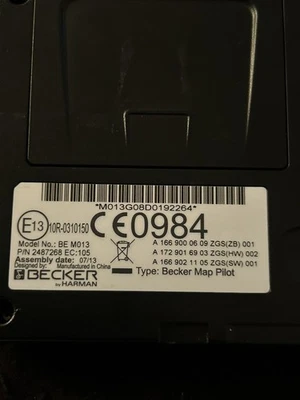 ✅GENUINE MERCEDES A, C SLK, BECKER MAP PILOT, Brand New Battery, A166 900 06 09 - Image 1 of 4