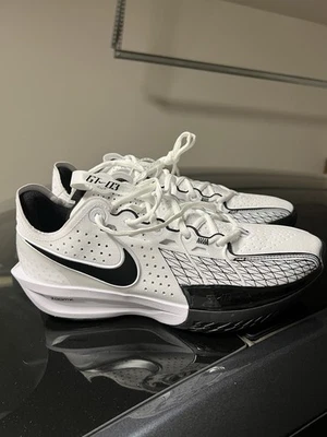Nike Air Zoom GT Cut 3 TB Basketball Shoes White Black HJ7022-101 Men's Sz 10 - Image 1 of 4