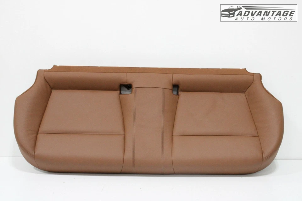 BMW X4 F26 2015-2018 SEGUNDA FILA ASIENTO TRASERO COJÍN INFERIOR CUERO MARRÓN OEM Foto 1 de 4