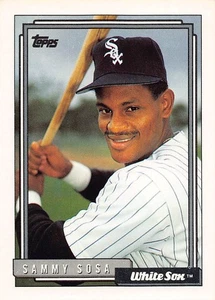 Tarjeta de béisbol Sammy Sosa 1992 Topps 94 Chicago White Sox - Imagen 1 de 2