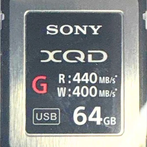 Sony XQD G Series 64GB Memory Card 440MB/s 400MB/s for Nikon D850 Z6 Z7 - Picture 1 of 2