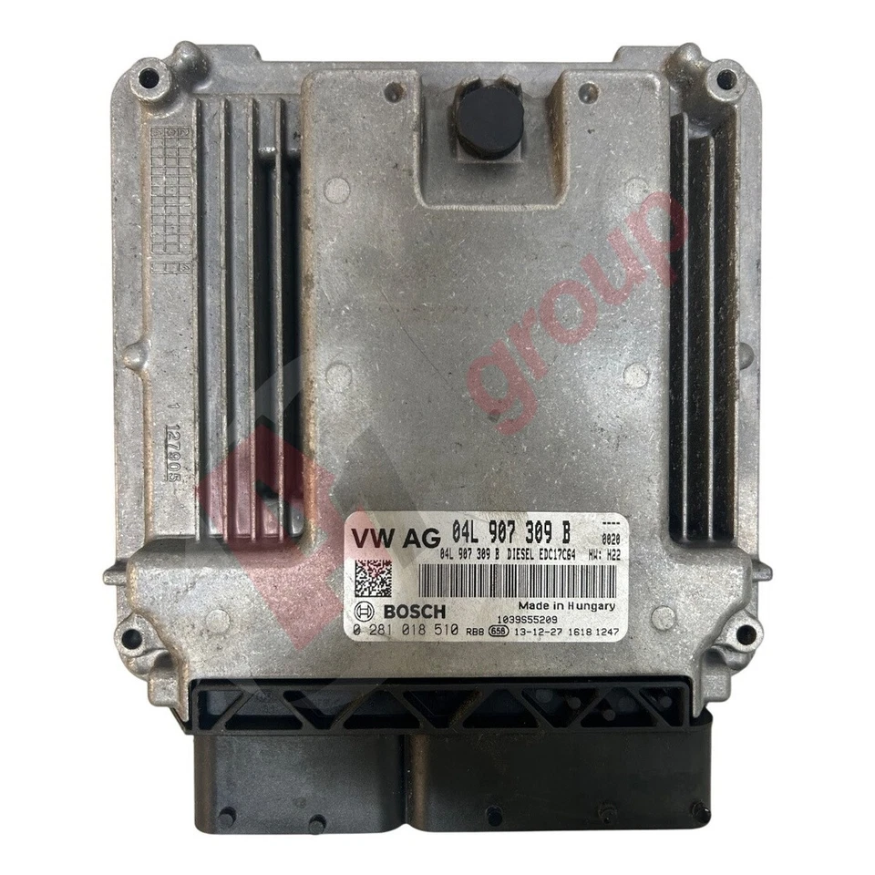 VOLKSWAGEN SKODA, AUDI, SEAT- ECU UNIT 1.6 DIESEL TDI OEM PART 04L907309B - Image 1 of 4
