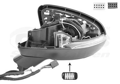 VAN WEZEL 2946859 Außenspiegel Seitenspiegel Links Beheizt mit Memory für mit - Bild 1 von 4