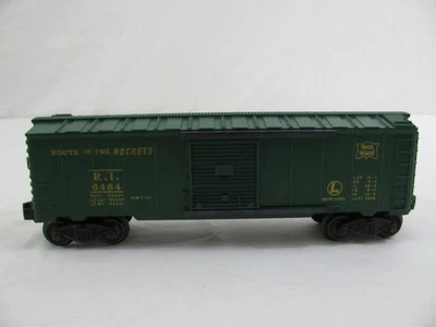 1953 Lionel Trains O Gauge Green Rock Island Rockets Box Car #6464-75 Read! - Image 1 of 4