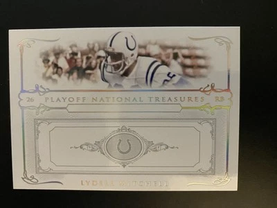 2007 Playoff National Treasures GOLD #68 Lydell Mitchell Baltimore Colts #/25 - Image 1 of 2