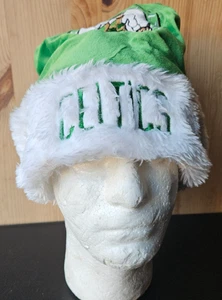 BOSTON CELTICS, CHRISTMAS CAP. CELTIC GREEN. EMBROIDERED LOGO. FOREVER COL. - Picture 1 of 12
