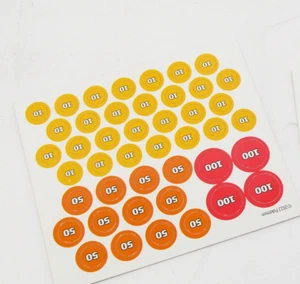 Pokemon Battle Academy Ersatzmünzenset (neu) 100,50,10 - Bild 1 von 3