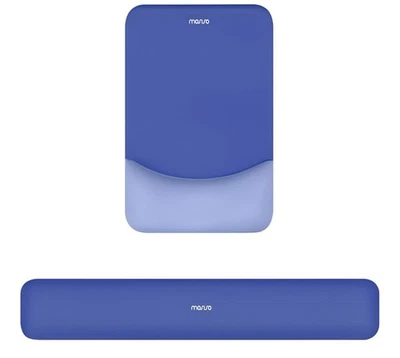 MOSISO Wrist Rest Support & Mousepad Non-Slip Memory Foam Set In Royal Blue New - Image 1 of 4