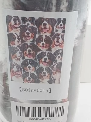 Manta para perros BERNESE MOUNTAIN, regalos para amantes de los perros, manta de franela Foto 1 de 2
