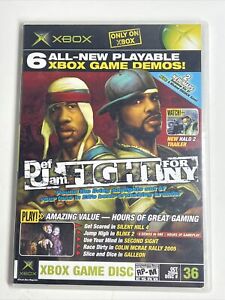 Official Xbox Game Disc #36 Def Jam Dight For NY Demo Disc