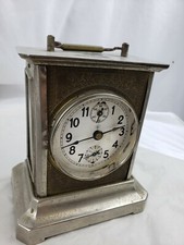 Heavy Antique Germany Table Clock, not tested, with key