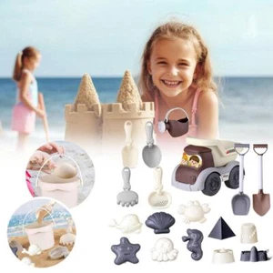 Juguetes de arena de playa para niños 4 un./8 un./18 piezas Juguetes de playa de viaje para niños 3-B9O3 - Imagen 1 de 17