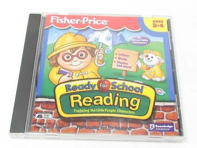 Fisher Price Ready For School Reading PC CD-ROM Learning Win/98/95/3.1/mac - Image 1 of 4