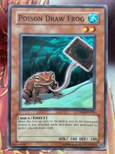 Yugioh Poison Draw Frog Common DR04-EN028 Lightly Played