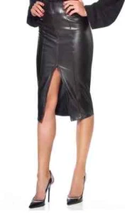 Patrice Catanzaro Ornella Kunstleder Rock Schwarz Gr. M (38) NEU - Bild 1 von 4