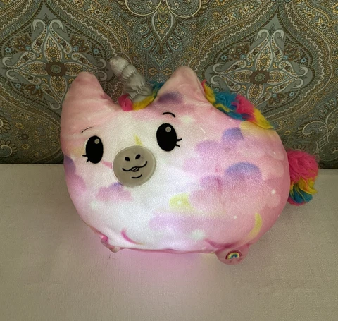 Pikmi Pops Jelly Dreams WISHES The UNICORN Light Up Plush 10” Wide Works Great Cover