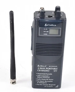 Cobra H-35 Handheld 2-Way Portable Radio Black - Tested Working - - Picture 1 of 5