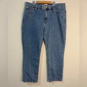 Madewell Womens Jeans Size 33 The Mid Rise Perfect Vintage Blue Denim Bottoms - Picture 1 of 11