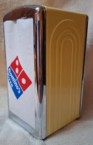 Fiesta Homer Laughlin Vintage 1996 Metal Napkin Holder Dispenser Yellow - Picture 1 of 7