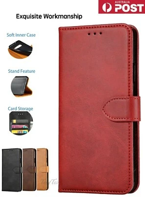  Leather Magnetic Flip Wallet Case Cover for Samsung Note10+,S9,10,S20, S20Ultra - Image 1 of 4