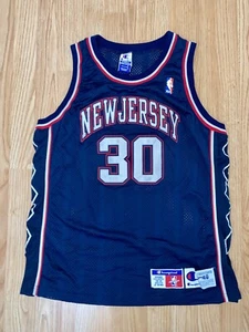 Maglia Vintage 1998 Kerry Kittles Nets Champion Autentica 48 Nuova Villanova Kidd - Foto 1 di 7