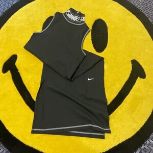 Nike Long Ribbed Dress With Side Slit Size XS