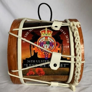 36th Ulster Division Mini Souvenir Lambeg Drum - Bild 1 von 2