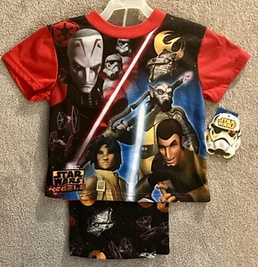 Star Wars Rebels - Boys 2 Piece Graphic Pajama Set - Sizes Small & X-Small - New - Picture 1 of 1