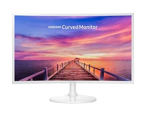 Samsung 27" Class CF39 Series FHD Freesync Curved Monitor 1920 x 1080 White - Picture 1 of 17